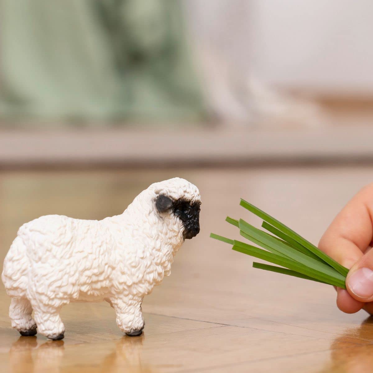Schleich Valais Black-nosed Sheep Figurine - Farm World | Ages 3-8 | Plastic