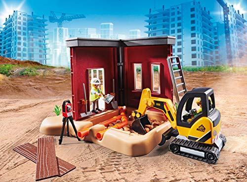 Playmobil 70443 City Action Construcion Excavadora pequeña con cubo móvil 6