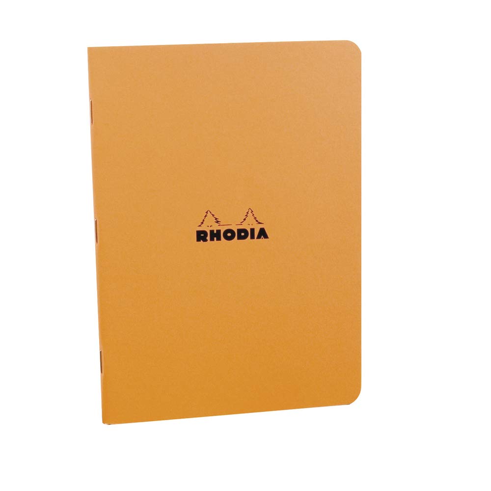 Rhodia 119164C Composition Notebook - A4 Size, 96 Pages, 5x5 Small Squares, Orange 3