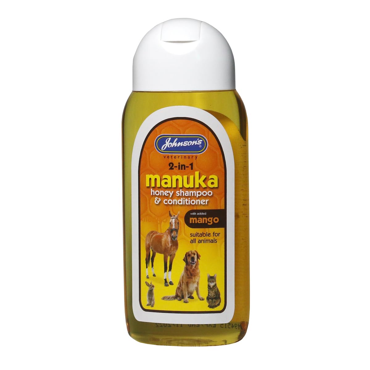 Johnsons Vet Manuka Honey 2-In-1 Shampoo - Soothing & Antibacterial Formula | 200 ml