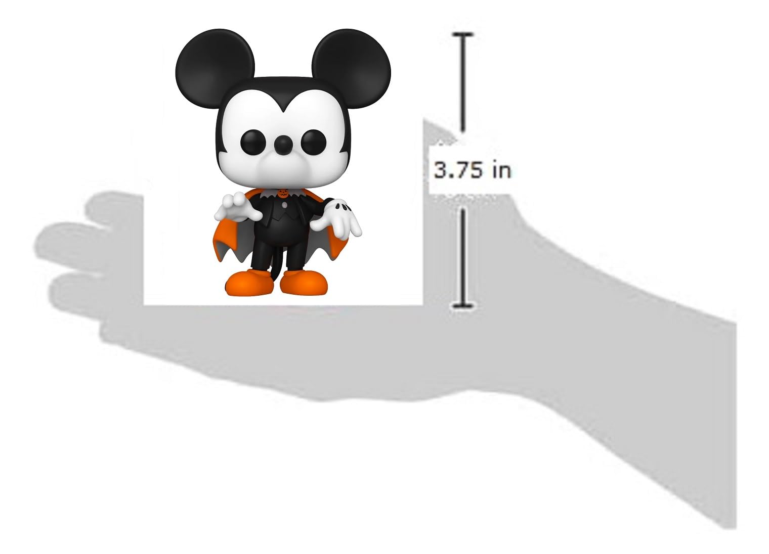 Funko Pop! Disney: Spooky Mickey Mouse Vinyl Figure - Collectible Statue - Model 49792
