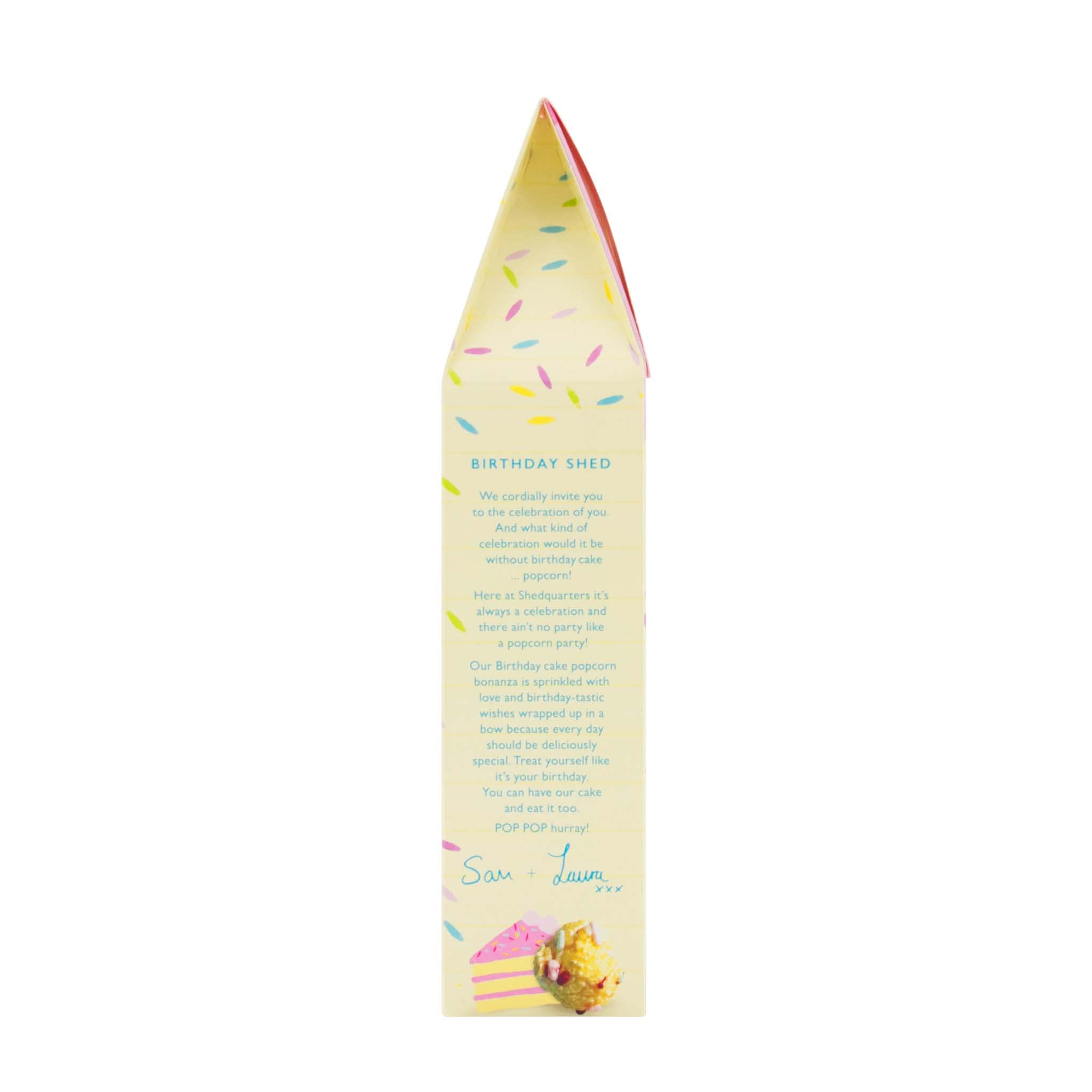 Popcorn Shed Birthday Cake Popcorn - 80g Gourmet Snack, Natural & Vegetarian 5