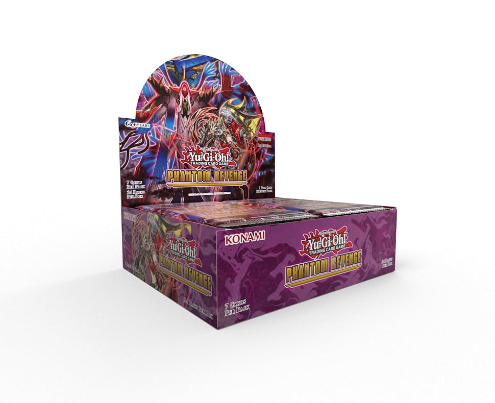 Yu-Gi-Oh! Phantom Revenge Display Box - 24 Booster Packs | Includes Ultra Rares, Super Rares, Collector's Rares