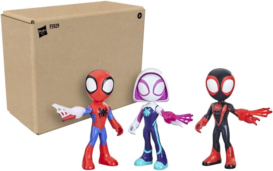 Marvel Spidey and His Amazing Friends Supersized Hero 22.5-cm Action Figures 3-Pack - Ages 3+ 2