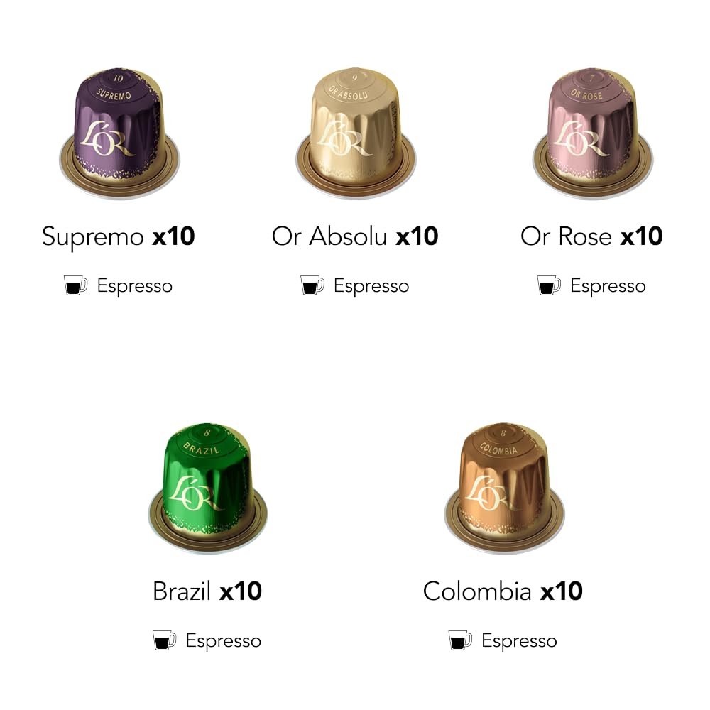 L"OR Grand Assortment Variety Bundle Coffee Pods x20 (Pack of 20, Total 200 Capsules) 2