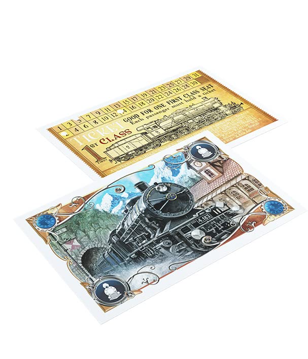 Gamegenic GGS15003ML Ticket to Ride Europe Art Sleeves - 168 Count Premium Card Protection
