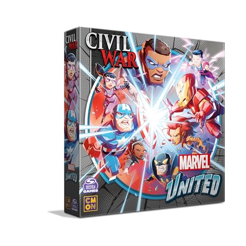 CMON Marvel United: Civil War Expansion Tabletop Miniatures Strategy Game (CMNMUN017)