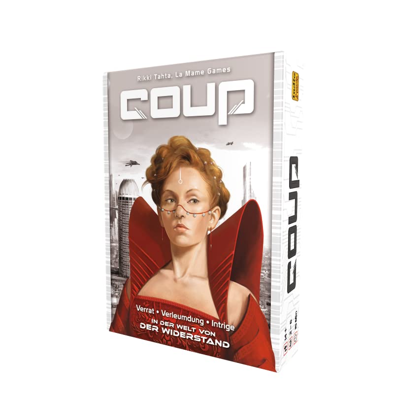 ELZNIR GAMES Coup Resistor Card Game for 2-6 Players, German Edition 5