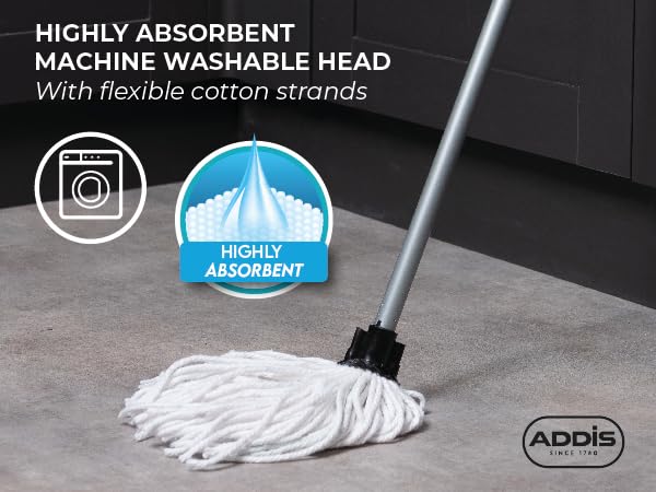 Addis Cotton Mop Refill - White, 1 Count