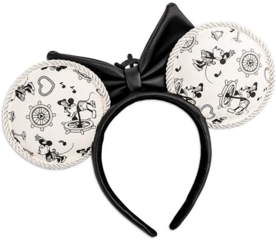 Loungefly Disney Steamboat Willie Mickey Mouse Headband (WDHB0095)