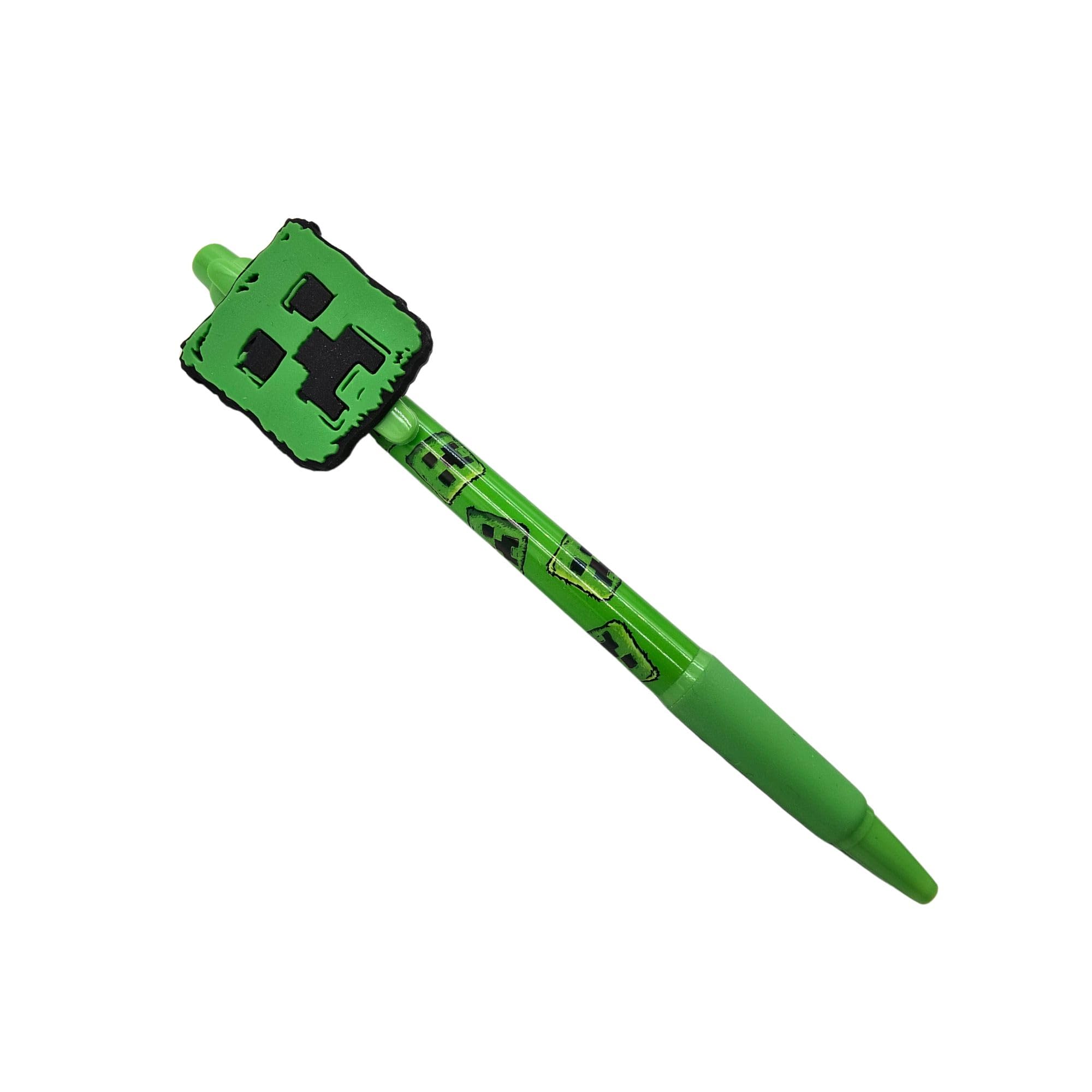 HOX Minecraft Movie Creeper Hardback Notebook & Pen Set | A5 Lined Pages | Green Cover 3