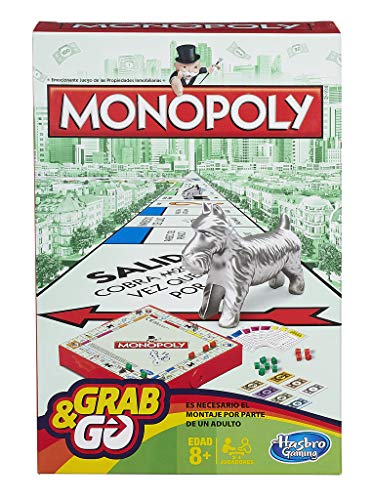 Hasbro Monopoly Travel Parent Spanish Version Board Game (B1002675)