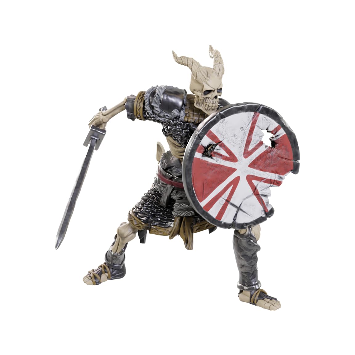 WizKids Nolzur's Marvelous Miniatures - Tiefling Skeleton (Wave 23) | Unpainted Plastic Figure 2