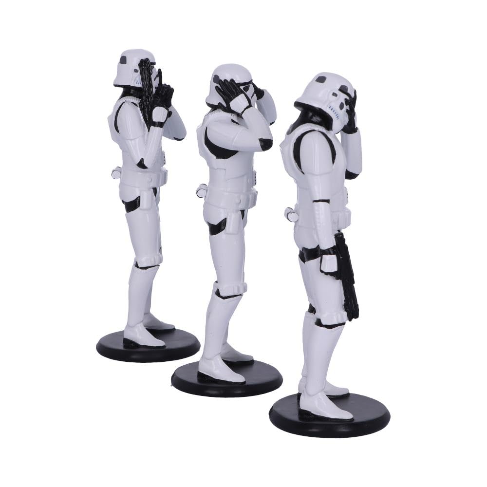 Nemesis Now Stormtrooper Three Wise Sci-Fi Figurines - 14cm Resin Statue 4