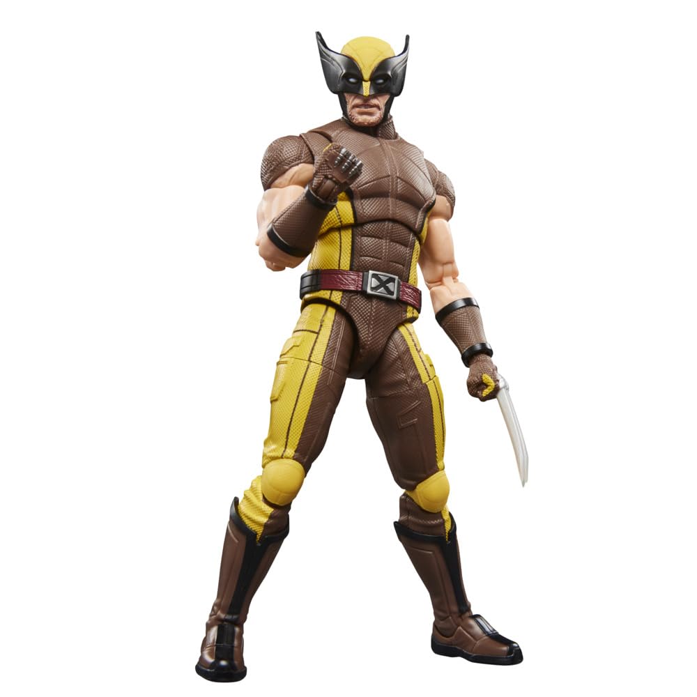 Marvel Legends Series Wolverine (Brown Suit) Action Figure | 6-Inch Scale | Ages 14+ 4