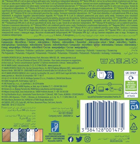 Spontex Easy System Max+ Microfibre Mop Refill - Replacement Pad for Flat Mop