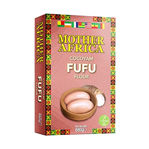 Mother Africa Fufu Flour (Cocoyam) - Traditional African Cuisine Staple | 680g Pack