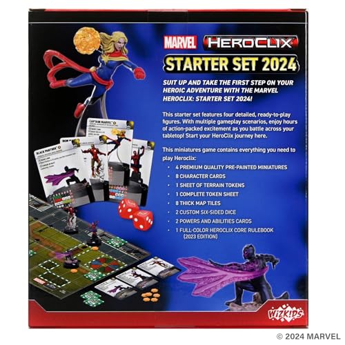 WizKids Marvel HeroClix Starter Set 2024 Tabletop Game (WIZ84917)