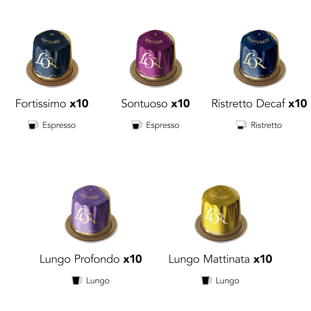 L"OR Grand Assortment Variety Bundle Coffee Pods x20 (Pack of 20, Total 200 Capsules) 3