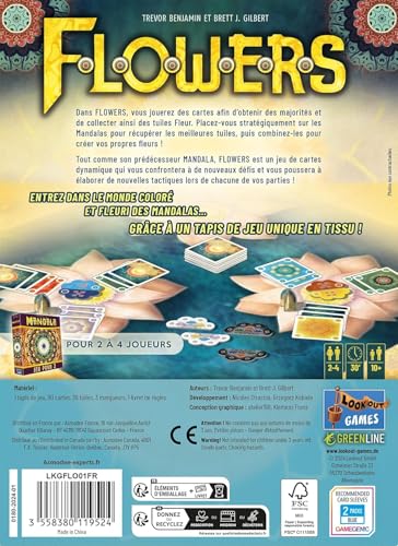 Lookout Flowers: A Mandala Game Board Game (LOG0180)