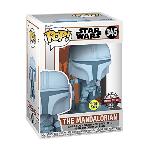 Funko Pop! Star Wars: The Mandalorian - The Mandalorian Vinyl Figure (Glow in the Dark Special Edition)