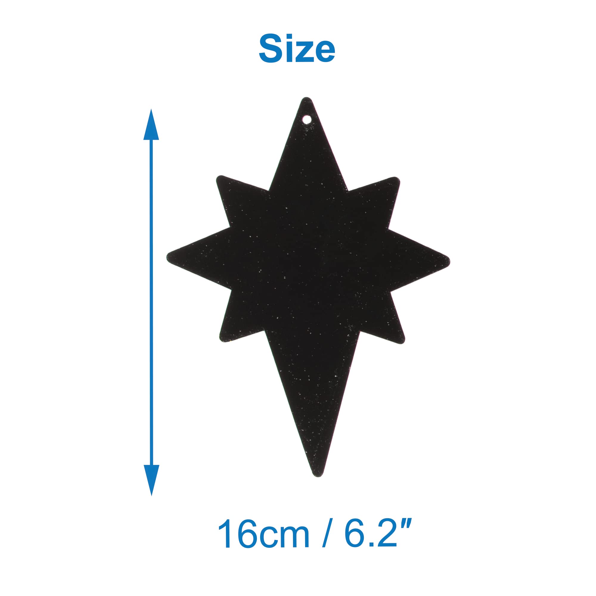 Baker Ross Nativity Star Scratch Art Decorations Pack of 12 - Christmas Craft for Kids 9