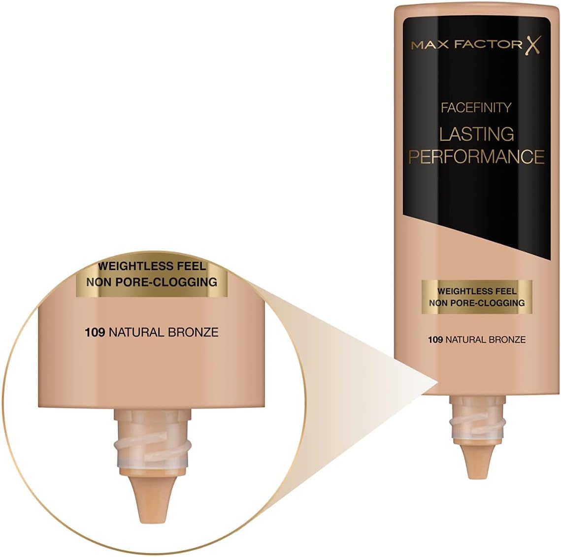 Max Factor Lasting Performance Long-Lasting Liquid Foundation (35 ml) - 109 Natural Bronze 3