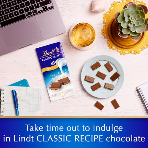 Lindt - Classic Recipe Crispy Milk Chocolate Bar 100g 8