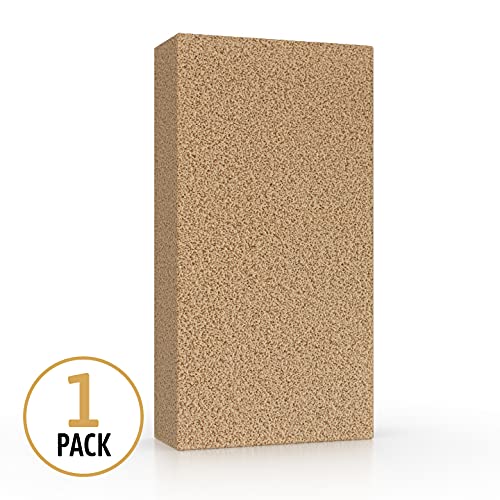 SpongeCo Dry Cleaning Soot Eraser Sponge - Chemical-Free Dust & Pet Hair Removal | Beige | 1 Pack Single 2