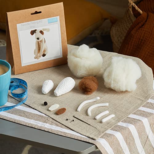 Trimits Needle Felting Craft Kit - Dog Design | Beginner Friendly | Includes Wool & Tools 7