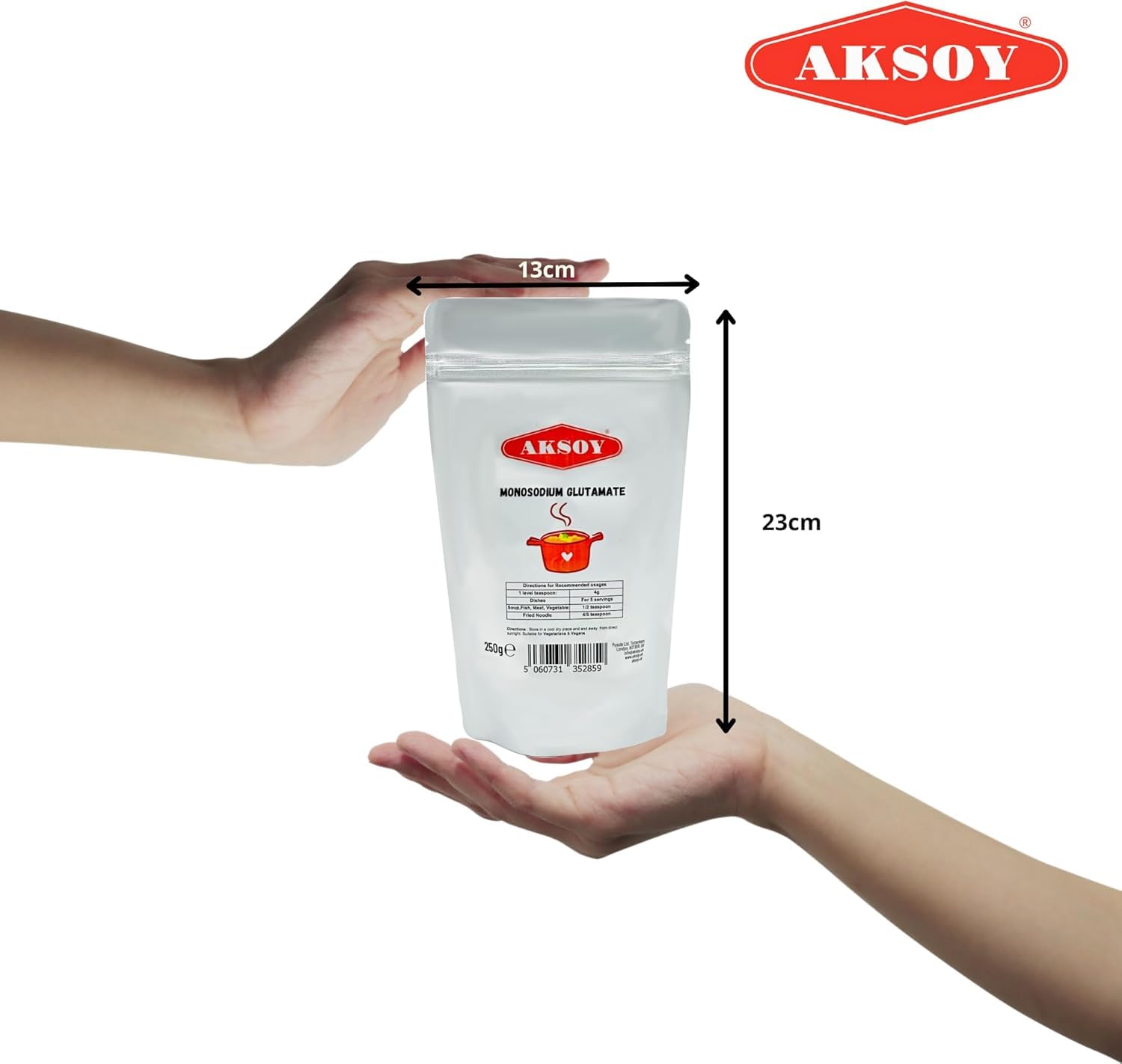 Aksoy 500g Premium MSG (Monosodium Glutamate) | Flavour Enhancer for Cooking 3