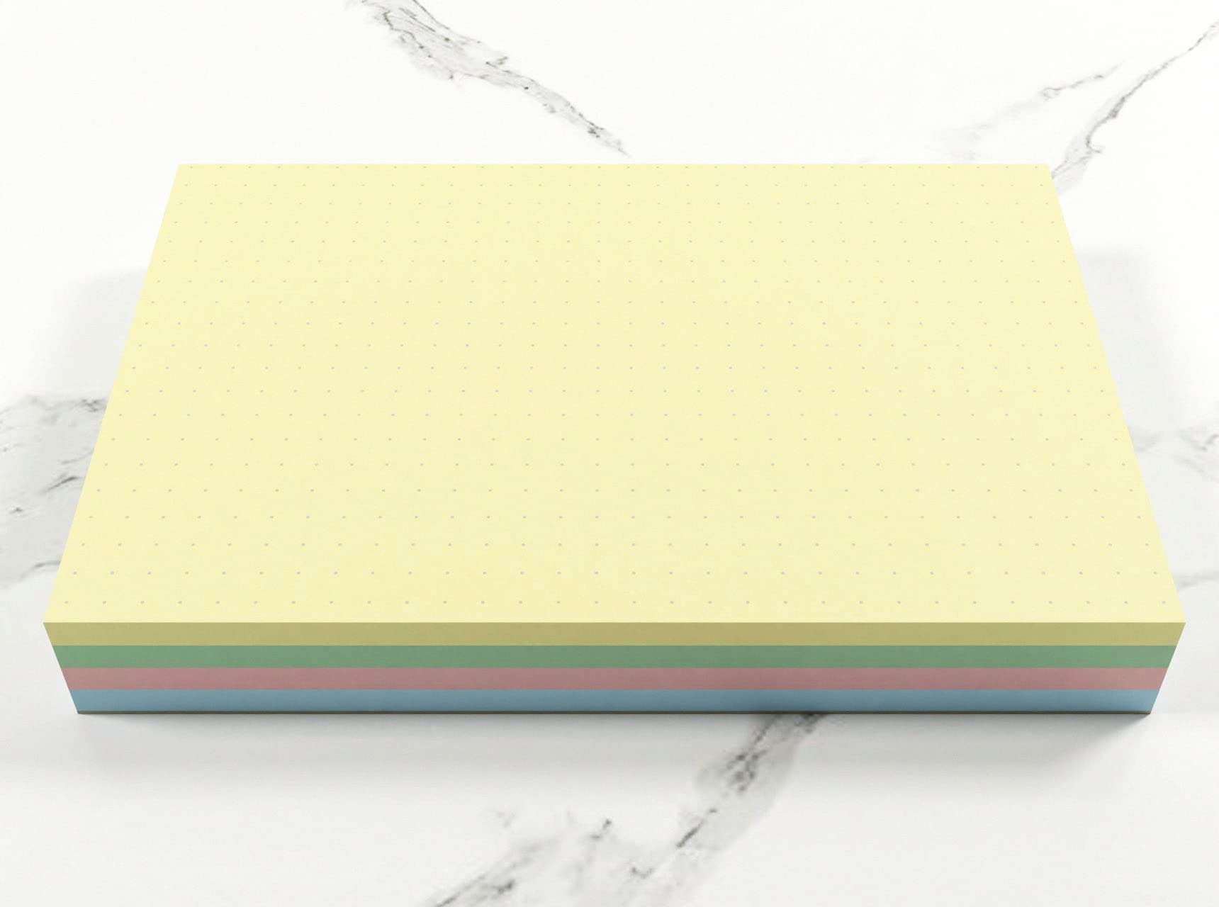 Luxpad Revision A6 Flash Cards - 5mm Dot Grid, 100 Cards in Assorted Colours 2