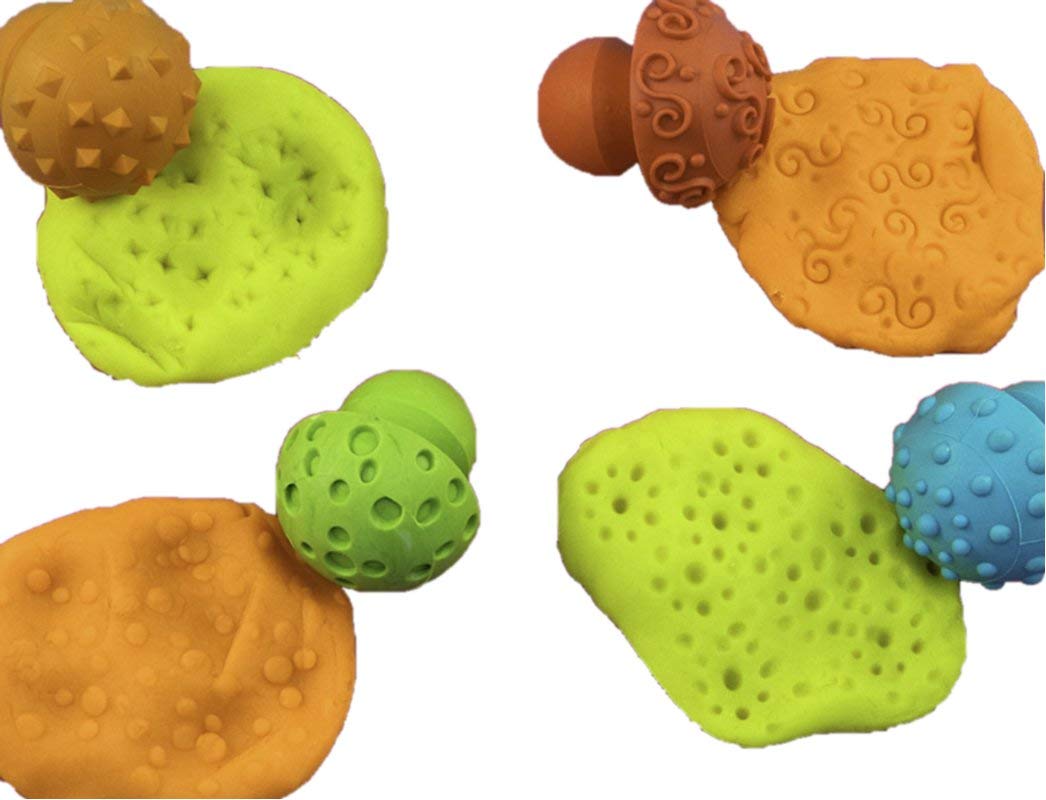 Craftplay My First Art Tools - Pack of 4 Dough & Paint Stampers for Toddlers 6
