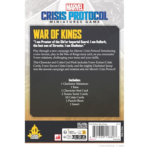 Atomic Mass Games Marvel Crisis Protocol War of Kings Expansion Pack (AMGCA13)