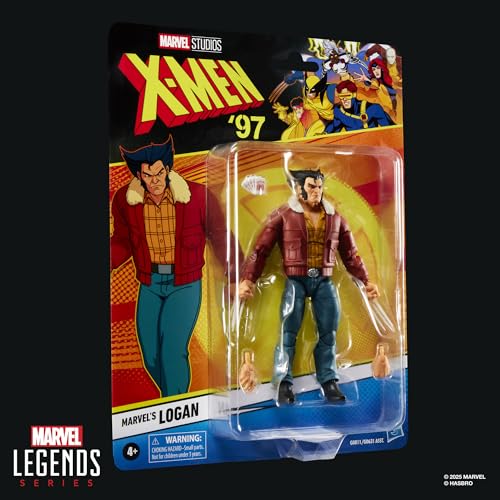 Marvel Legends Series Logan Action Figure - 6-Inch X-Men '97 Collectible with Articulation & Accessories 19