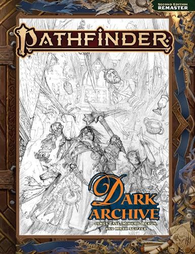 Paizo Pathfinder Dark Archive (Remastered) | Hardcover Reference Book | Sketch Cover Edition 1