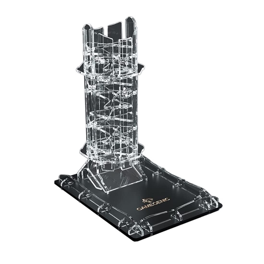 Gamegenic Crystal Twister Premium Dice Tower with HDF Dice Tray 1