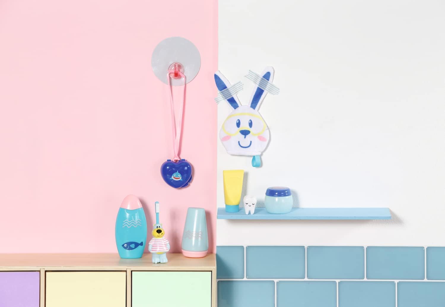 BABY born Bath Fun Set - 8-Piece Bathroom Accessory Playset for Dolls up to 43cm 7