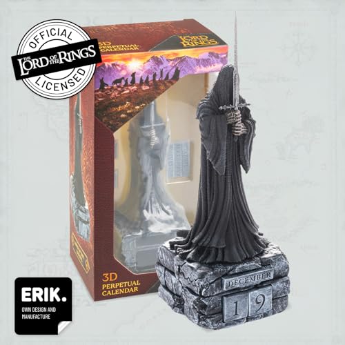 Grupo Erik The Lord of the Rings Nazgûl Black Riders Perpetual Flip Calendar (CP3D11)