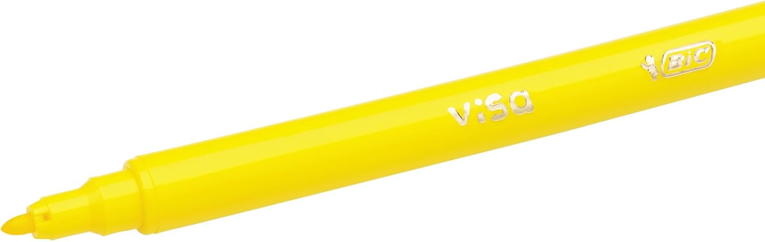 BIC Kids Visa Felt Tip Pens - 18-Pack Fine Point Washable Markers for Kids Ages 5+ 3