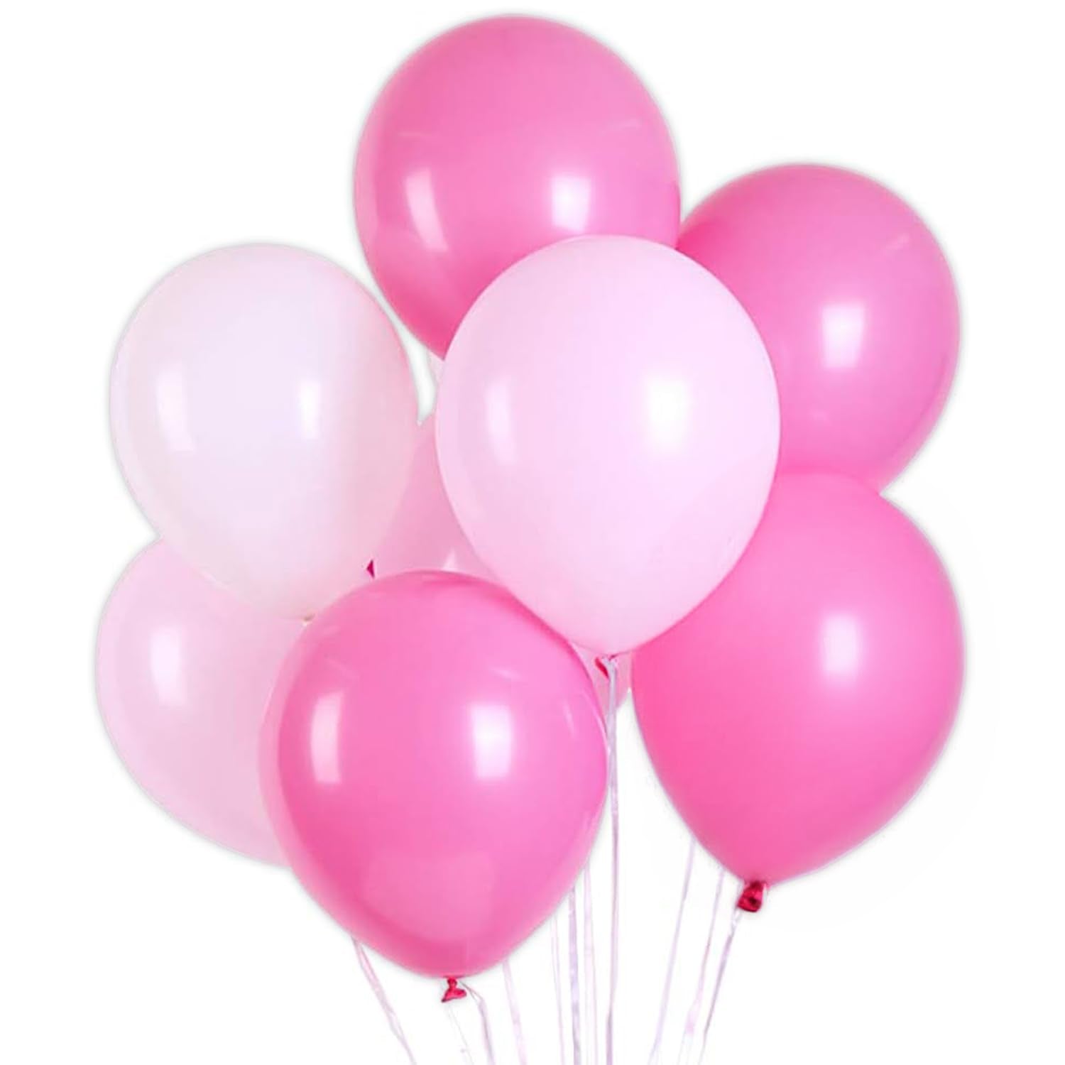 Talking Tables Pastel Pink Balloons - Pack of 8 Latex Party Decorations, 30cm 1