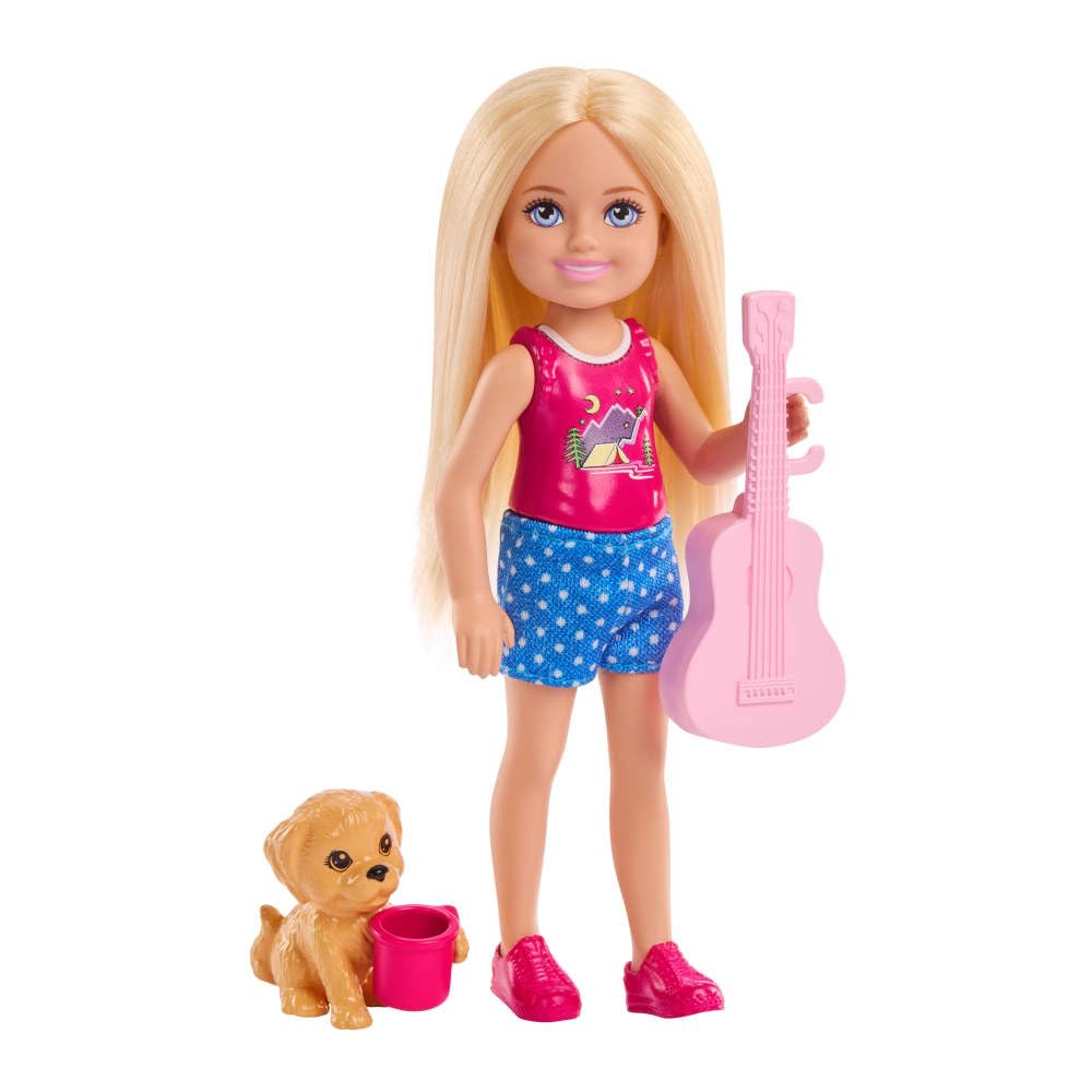 Barbie Chelsea Outdoor Adventures Playset - Camping Fun with Doll, Puppy & Accessories 10