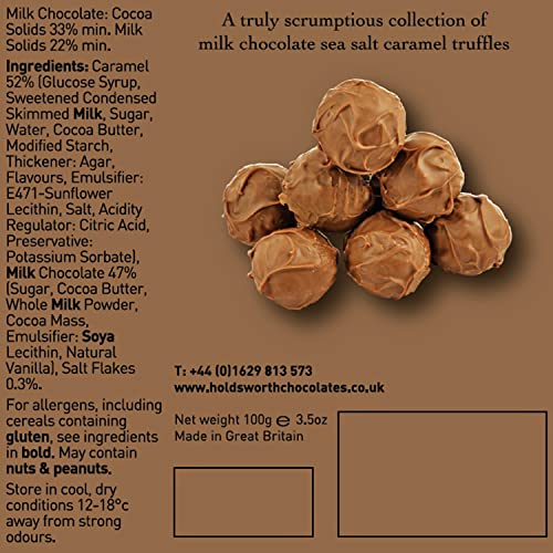 Holdsworth Chocolates Classics - Sea Salt Caramel Truly Scrumptious Handmade Truffles 5