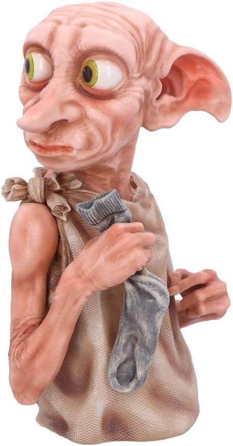 Nemesis Now Officially Licensed Harry Potter Dobby Bust, 30cm, Pink