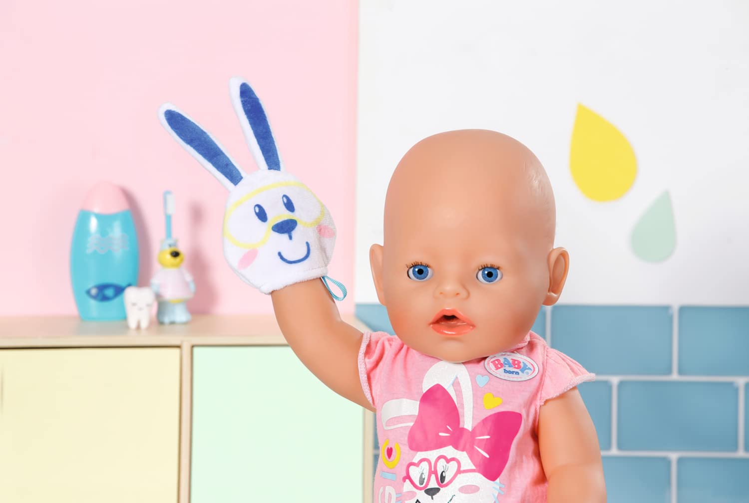 BABY born Bath Fun Set - 8-Piece Bathroom Accessory Playset for Dolls up to 43cm 16