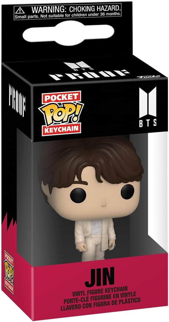 Funko Pop! Keychain BTS - Jin Vinyl Mini Figure Keyring (Model Number: 12345)