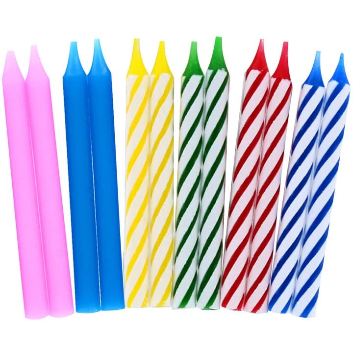 Culpitt Select White Birthday Candles - Pack of 100 | 51mm Plain Wax | Unscented 4