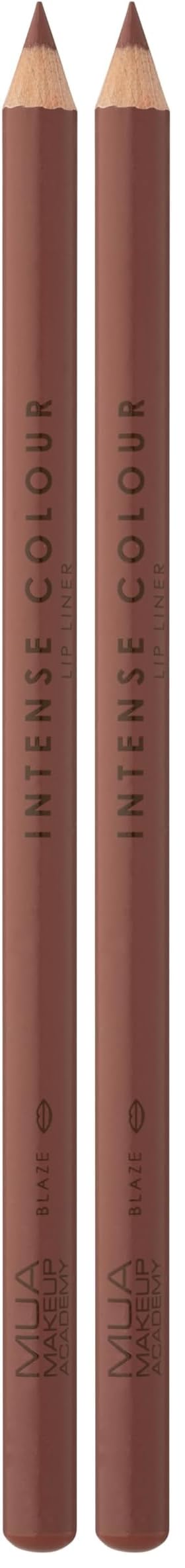 MUA Intense Colour Lip Liner - Blaze, 1.5 g, Pack of 2