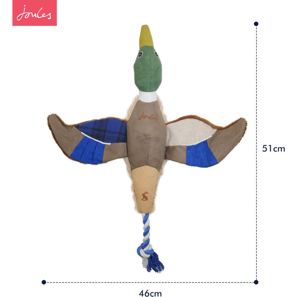 Rosewood x Joules Duck Dog Toy - Soft Plush with Squeaker | Medium to Large Dogs 4