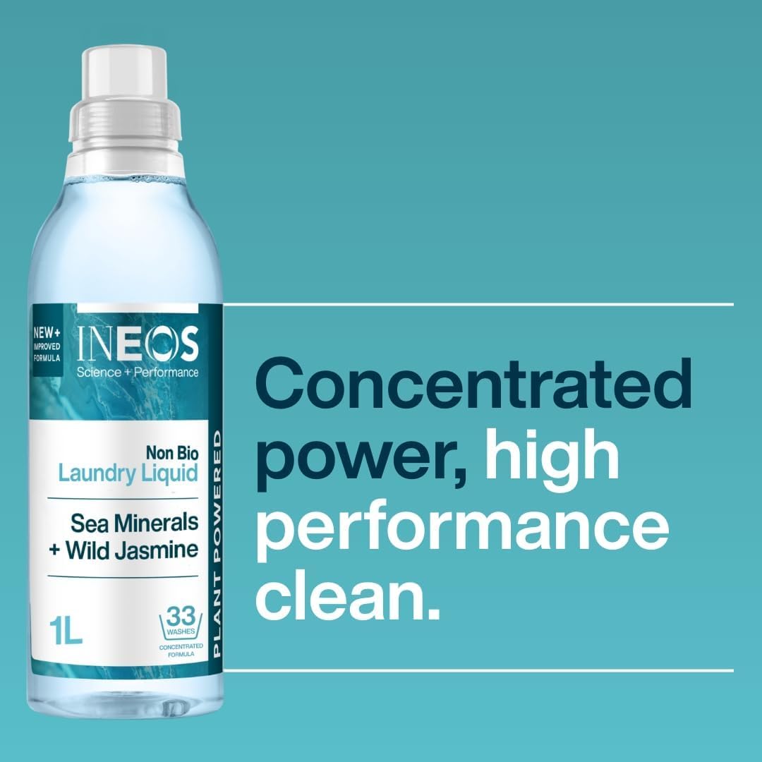 INEOS - Next-Gen Non Bio Laundry Liquid Detergent (1L)